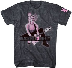 Machine Gun Kelly – MGK – Guitar Photo T-Shirt – XL Black Mineral Wash 33981072A