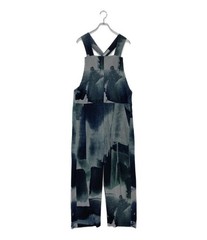 HOMME PLISSE ISSEY MIYAKE WIND WALK Pleated Overalls Blue HP51JI359 Sz 1 Men
