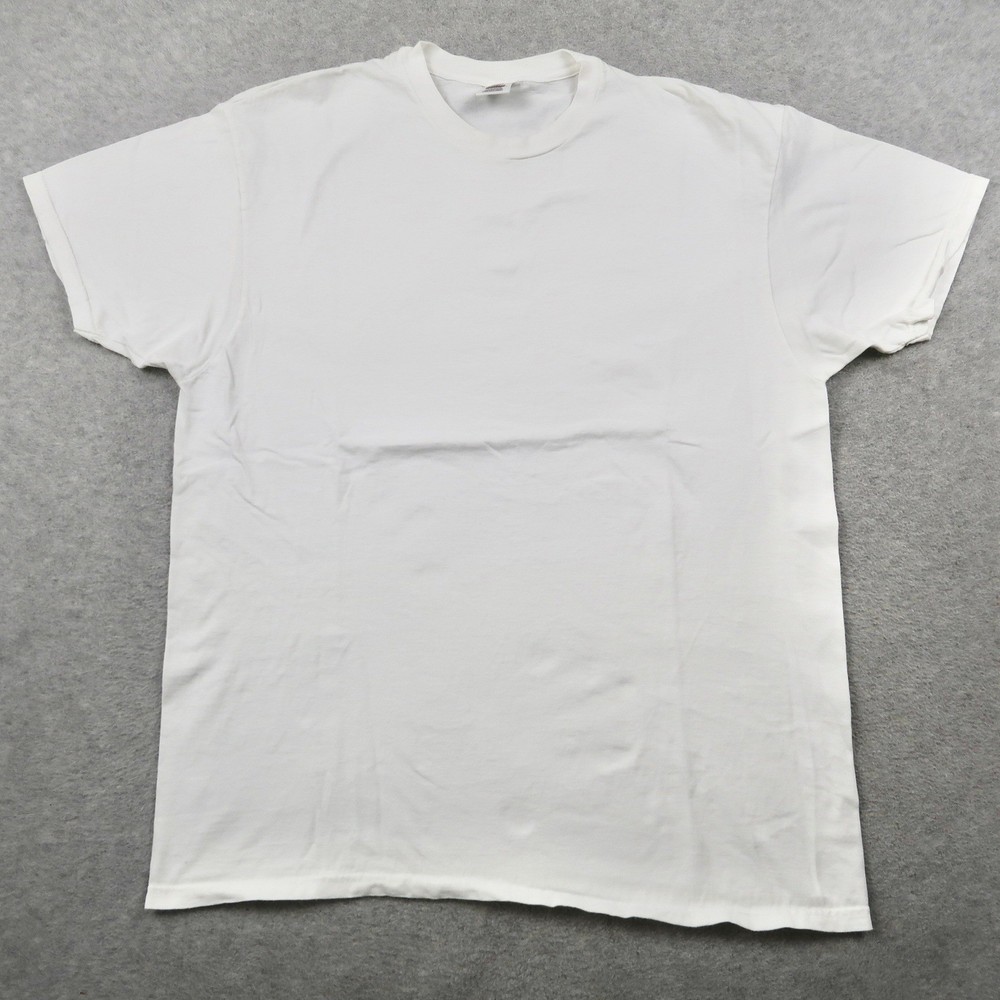 Kirkland Signature Select Mens XL White Combed Cotton Crewneck T-Shirt 4186