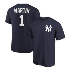 Billy Martin T-Shirt New York Yankees Player Name and Number Soft Jersey Tee