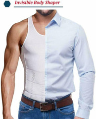 Men Body Slimming Vest Tummy Shaper Underwear Compression Waist Trainer Tank Top