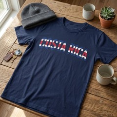 Costa Rica T-shirt Flag Patriotic Nationality Country Costa Rica Tee Shirt TA79