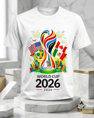 Fifa World Cup 2026 T-Shirt Soccer Graphic Tee USA Football Fan, Fifa World Cup