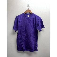 90s Vintage Jerzees 100% Combed Cotton Purple Blank Shirt VTG M