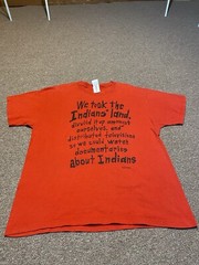 Vintage 2000s We Took The Indians Land To Watch Documentaries About Indians T Sh