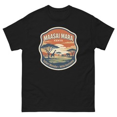 Maasai Mara Kenya Safari Graphic T-Shirt Unisex Travel Tee