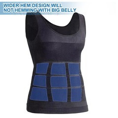 Men Slimming Body Shaper Compression Gynecomastia T-shirt Posture Corrector Vest