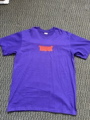 Supreme Ralph Steadman Box Logo Tee shirt Large purple