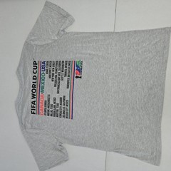 FIFA World Cup 2026 Adult T-Shirt Lg Tour Style Nwt Grey See Pics