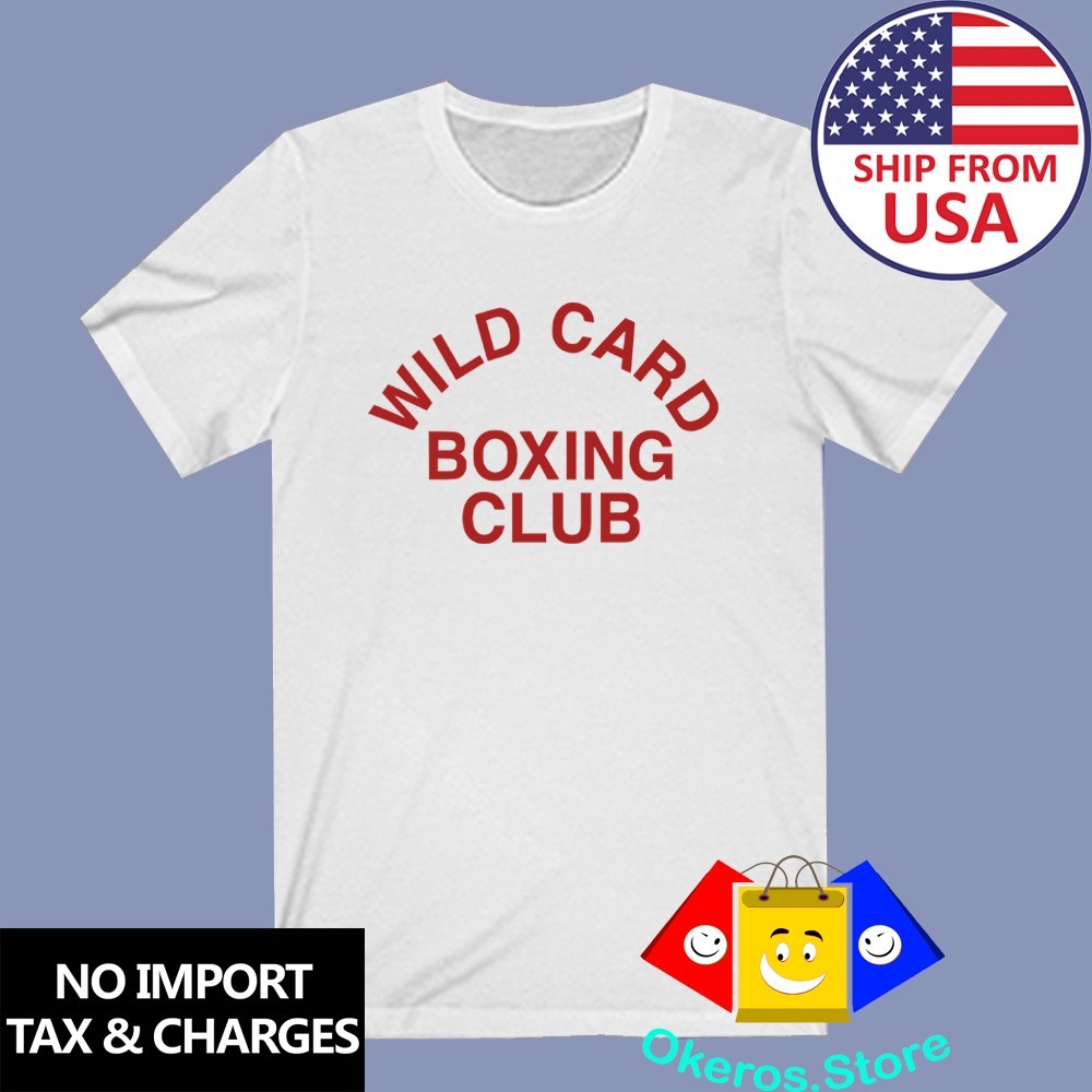 Wild Card Boxing Club Gym Men’s White Size S to 5XL