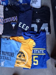 Lot of 35 Sports Tees Various Sizes Resellers Bundle NFL NCAA NBA MLB Giants Y2k