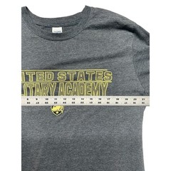 United States Military Academy Short Sleeve T-Shirt Men’s Large Ring Spun Gray