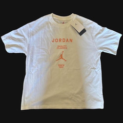 Jordan Quality Classics Jumpman Since 1984 Graphic Logo White Crewneck T-Shirt M