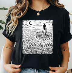 Evil In The Corn Field Unisex Tee Shirt