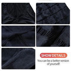 Men Slimming Body Shaper Compression Gynecomastia T-shirt Posture Corrector Vest
