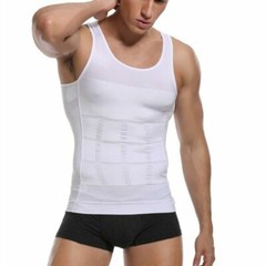 Men’s Shaper Cooling T-Shirt Compression Tummy Vest Underwear Slimming Tank Tops