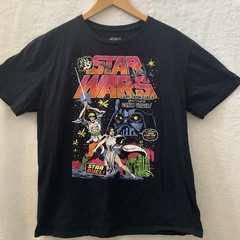 Star Wars Black Retro Comic Book Cover Luke Darth Vader Mad Engine, Large