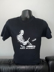 ART BLAKEY DRUMMING T SHIRT night in tunisia drums jazz bop hard drum lp