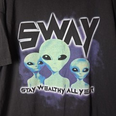 Vintage Sway Shirt Men’s XXL Stay Wealthy All Year Bayside Heavyweight USA 90s