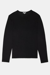 Cotton Citizen Jet Black Supima Cotton Crewneck T-Shirt XXL