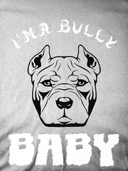 ChiefBrains Apparel Limited Edition Pitbull Bully Baby T Shirt Mens Cotton New