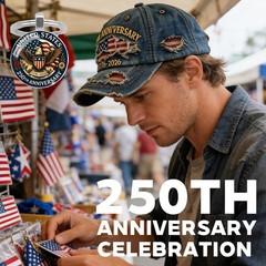 USA 250th Anniversary Hat 1776-2026 – USA Patriotic Baseball Cap, Adjustable …