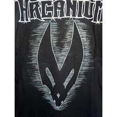 2009 US Tour Arcanium Metal Music Tour Concert Black Shirt Tee 2000s M Medium