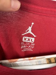 NIKE AIR JORDAN 31 MODERN WING RETRO GYM RED SHIRT SZ XXL ( 801049-687 )