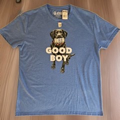 Jed-Co x Anheuser Busch Good Boy Busch Light T-Shirt Soft Blue Men Size XL New