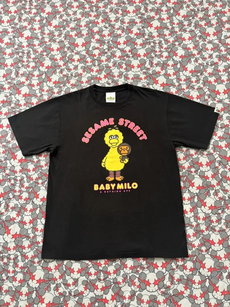 Bape X Sesame Street Baby Milo & Big Bird SZ/ L