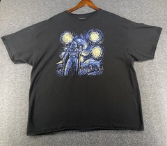 Star Wars Mad Engine Men’s Size 3XL Starry Night Darth Vader Tee Shirt See Pics