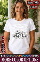 Funny Seagull Dad Shirt Fathers Day Gift Humor Graphic Tee