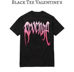 Revenge Valentine’s Day Logo T-Shirt Black/Pink