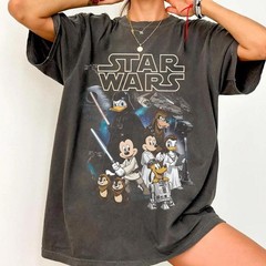 Disney Star Wars Shirt, Retro Mickey and Friends Jedi Shirts, Vacation Outfit