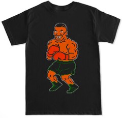 PUNCH OUT TYSON GYM WORKOUT FUNNY BOXING RETRO MMA VIDEO GAME CHAMP MENS T SHIRT