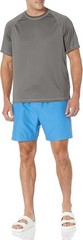 Amazon Essentials Men’s Slim-Fit Short-Sleeve Quick-Dry UPF 50 Swim Tee Gray XXL