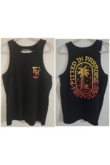 Fasthouse “Pitted in Paradise” Graphic Tank Top – Men’s Size Medium