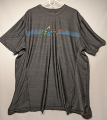 Greg Norman Play Dry Men’s Black Short Sleeve Crew Neck T-Shirt Size XXXL