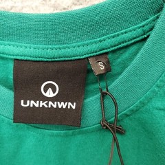 Unknwn Tee Shirt Mens Small Green Short Sleeve Streetwear Oversized Crew Neck