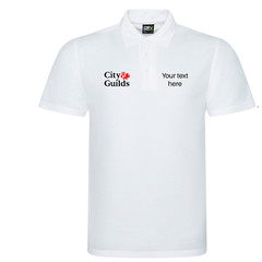 City & Guilds Polo shirt customised embroidered with company name or any text