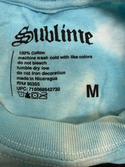 Sublime 40oz. To Freedom Long Beach Sun Face Blue Tie Dye T-Shirt Various Sizes