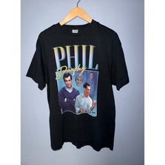 Phil Dunphy Modern Family 90s Bootleg Graphic T-Shirt Black Uneek Mens XL