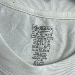NWOT 5-Pack Kirkland Signature Men’s M White Crewneck T-Shirts Cotton B1001