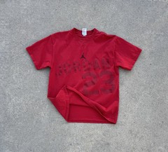 Y2K Vintage Nike JORDAN red jumpman 23 logo basketball cotton t-shirt Men’s Med