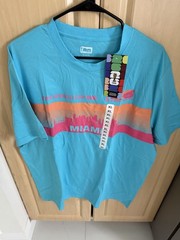 Miami 2026 FIFA World Cup Blue Graphic Soccer Tee Shirt Men’s Size XL