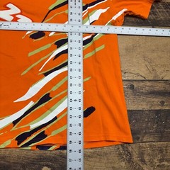 Jordan 8 VIII Graphic T-Shirt Jumpman Logo Orange Casual Top Mens Large