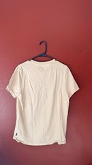 Tommy Hilfiger Arched Logo T-Shirt – Cream / Size M (Very Good)