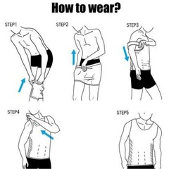 Men’s Shaper Cooling T-Shirt Compression Tummy Vest Underwear Slimming Tank Tops