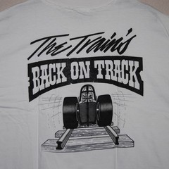 Vtg 1993 John Peters FREIGHT TRAIN NHRA Drag Racing XXL Single Stitch T Shirt