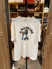 Vintage Bape T Shirt A Bathing Ape x Baby Milo White Size XL